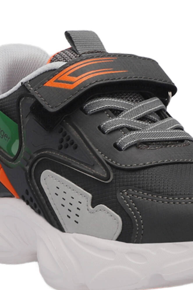 Slazenger NABIL Unisex Çocuk Sneaker Ayakkabıları Koyu Gri