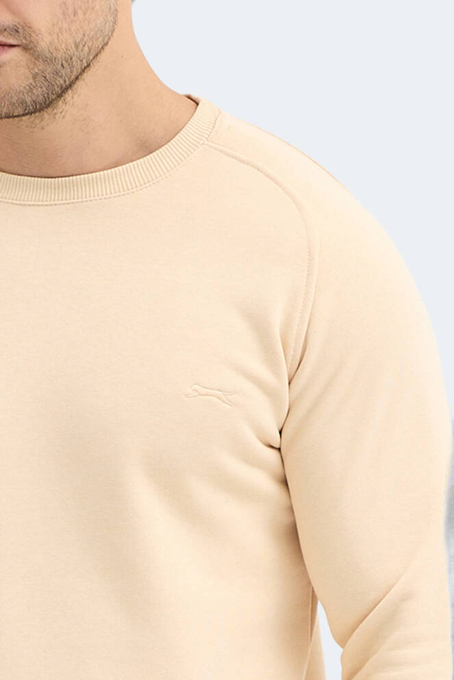 Slazenger NADAV Erkek Bej Sweatshırt