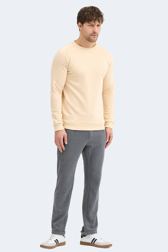 Slazenger NADAV Erkek Bej Sweatshırt