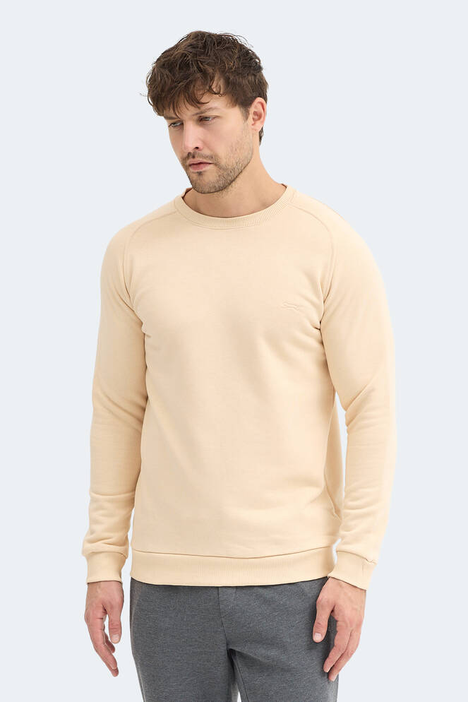 Slazenger NADAV Erkek Bej Sweatshırt