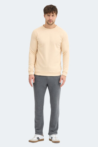 Slazenger NADAV Erkek Bej Sweatshırt - Thumbnail