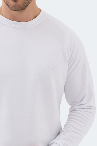 Slazenger NADAV Erkek Beyaz Sweatshırt - Thumbnail