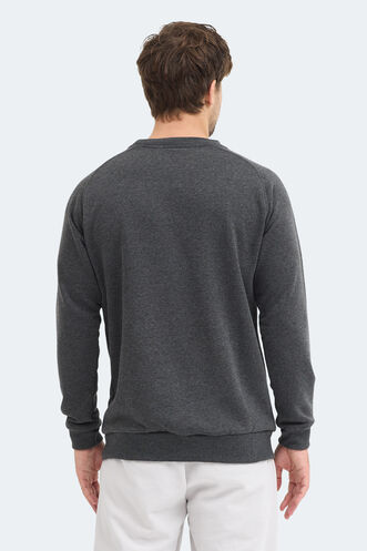 Slazenger NADAV Erkek Koyu Gri Sweatshırt - Thumbnail