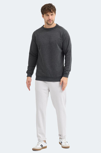 Slazenger NADAV Erkek Koyu Gri Sweatshırt - Thumbnail