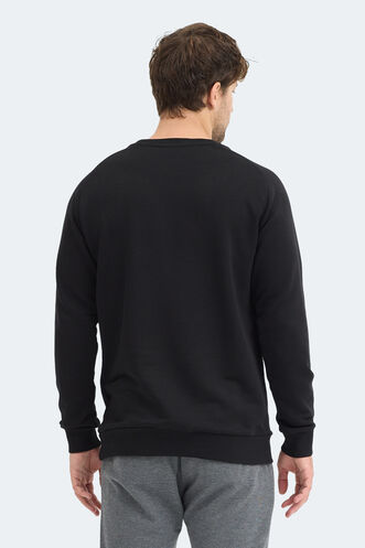 Slazenger NADAV Erkek Siyah Sweatshırt - Thumbnail