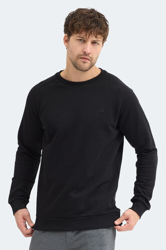 Slazenger - Slazenger NADAV Erkek Siyah Sweatshırt