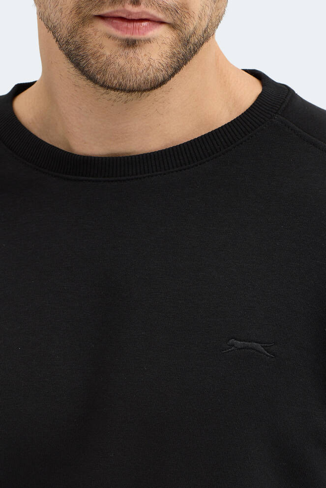 Slazenger NADAV Erkek Siyah Sweatshırt
