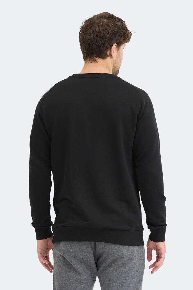 Slazenger NADAV Erkek Siyah Sweatshırt