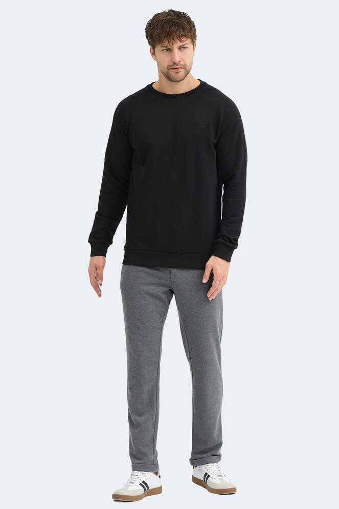 Slazenger NADAV Erkek Siyah Sweatshırt