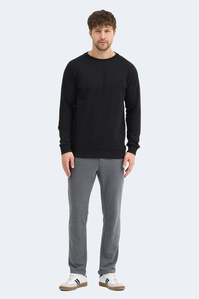 Slazenger NADAV Erkek Siyah Sweatshırt