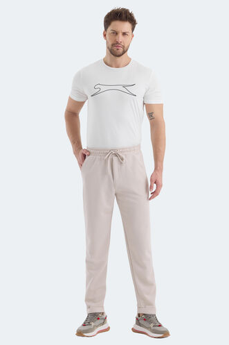 Slazenger NADICA Men's Sweatpants Beige - Thumbnail