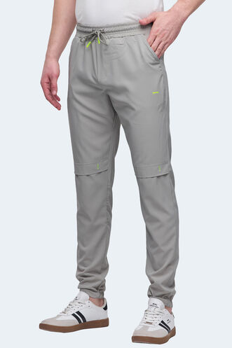 Slazenger - Slazenger NADJA Erkek Cepli Slim Fit Gri Eşofman Altı