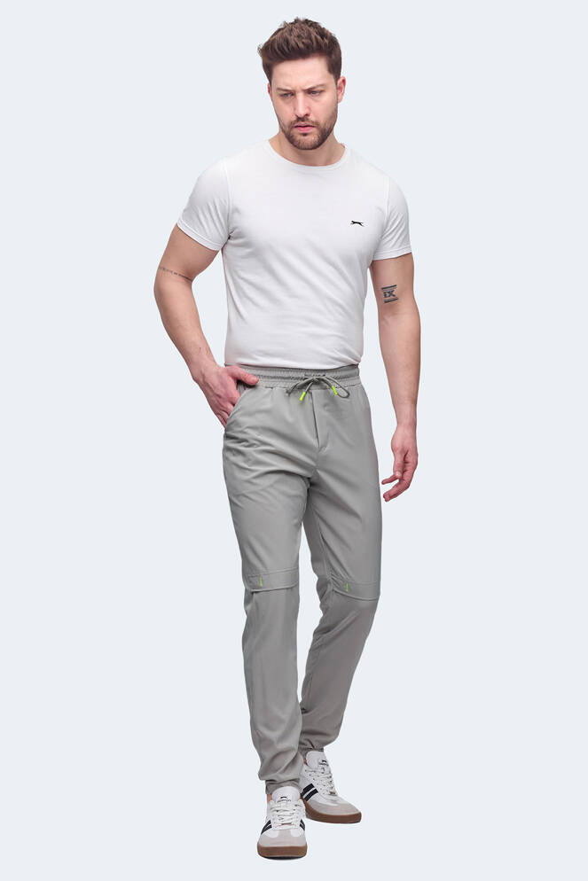 Slazenger NADJA Erkek Cepli Slim Fit Gri Eşofman Altı