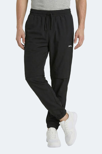 Slazenger - Slazenger NADJA Erkek Cepli Slim Fit Siyah Eşofman Altı