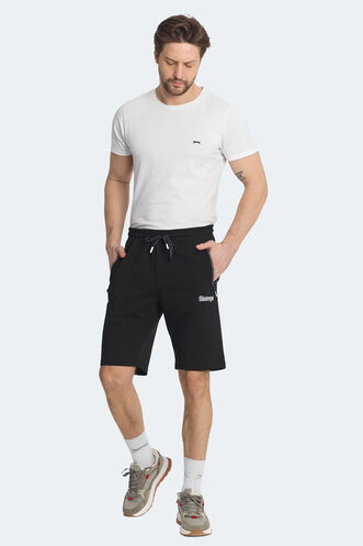 Slazenger NAGI IN Erkek Cepli Siyah Şort - Thumbnail
