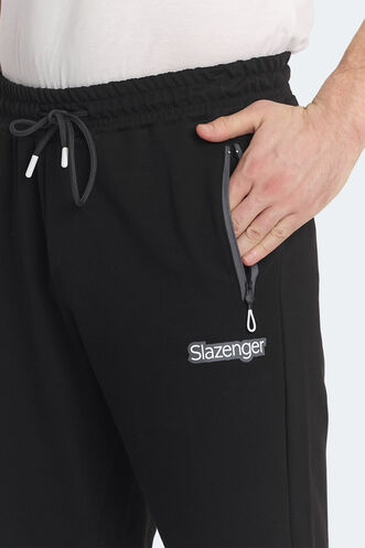 Slazenger NAGI IN Erkek Cepli Siyah Şort - Thumbnail