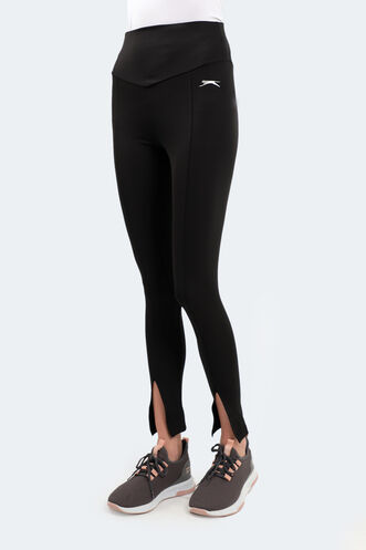 Slazenger NAILA Women's Fitness Tights Black - Thumbnail