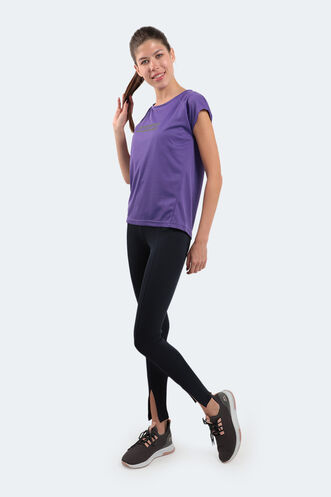 Slazenger NAILA Women's Fitness Tights Navy - Thumbnail