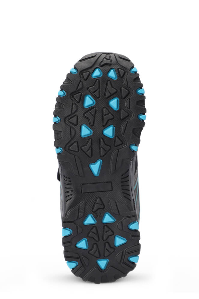 Slazenger NALA Erkek Çocuk Cırt Cırtlı Koyu Gri Günlük Spor Ayakkabısı