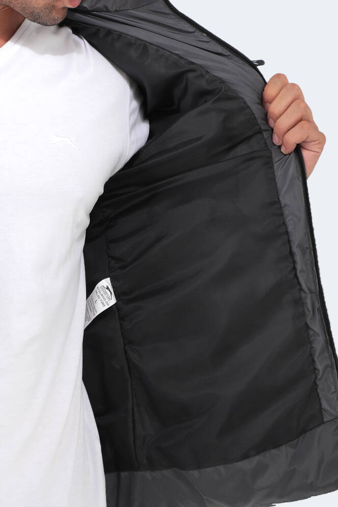 Slazenger NALDO IN Erkek Koyu Gri Mont & Kaban