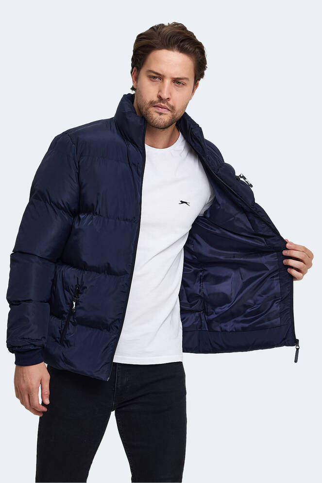 Slazenger NALDO IN Erkek Lacivert Mont & Kaban