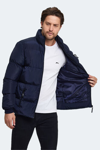 Slazenger NALDO Erkek Mont Lacivert - Thumbnail