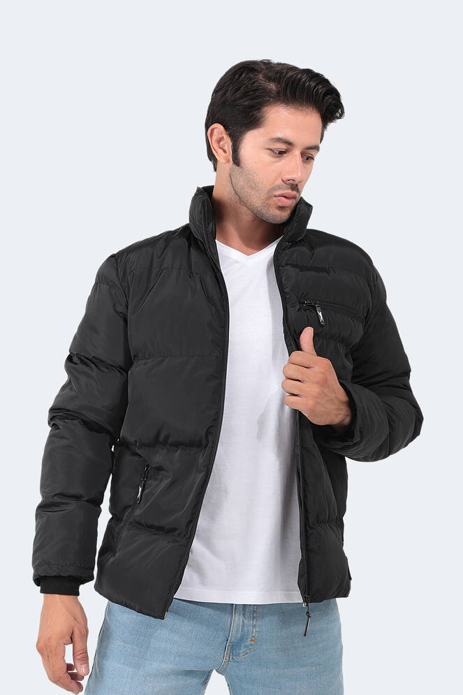 Slazenger NALDO IN Erkek Siyah Mont & Kaban