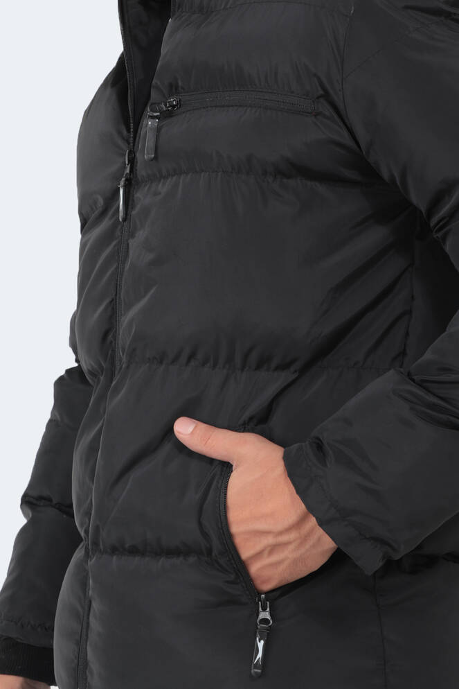 Slazenger NALDO IN Erkek Siyah Mont & Kaban
