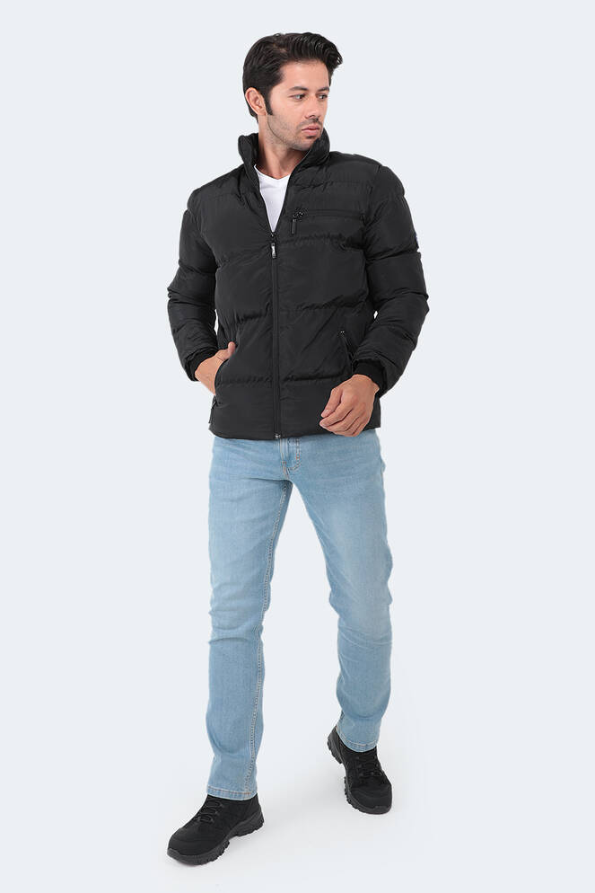 Slazenger NALDO IN Erkek Siyah Mont & Kaban