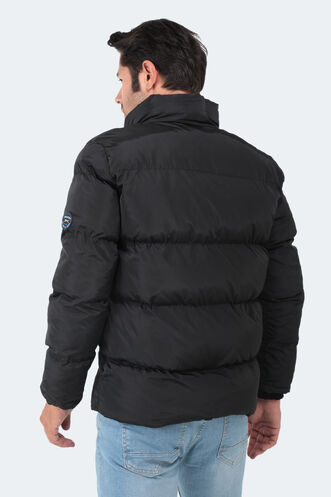 Slazenger NALDO Erkek Mont Siyah - Thumbnail