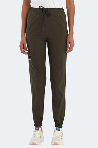 Slazenger NAOKO Women's Sweatpants Khaki - Thumbnail