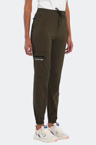 Slazenger NAOKO Women's Sweatpants Khaki - Thumbnail