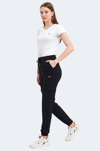 Slazenger NAPOLEON Women's Tracksuit Bottom Black - Thumbnail