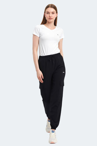 Slazenger NAPOLEON Women's Tracksuit Bottom Black - Thumbnail