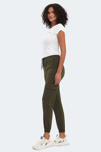 Slazenger NAPOLEON Women's Sweatpants Khaki - Thumbnail