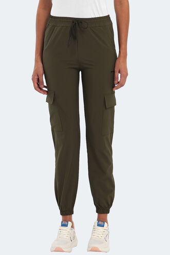 Slazenger NAPOLEON Women's Sweatpants Khaki - Thumbnail