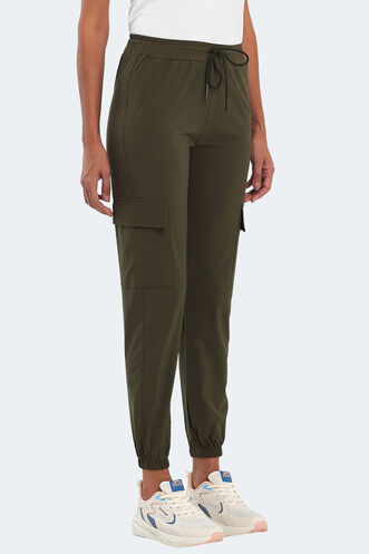 Slazenger NAPOLEON Women's Sweatpants Khaki - Thumbnail