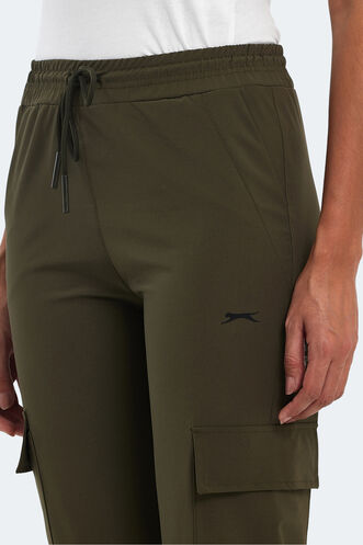 Slazenger NAPOLEON Women's Sweatpants Khaki - Thumbnail