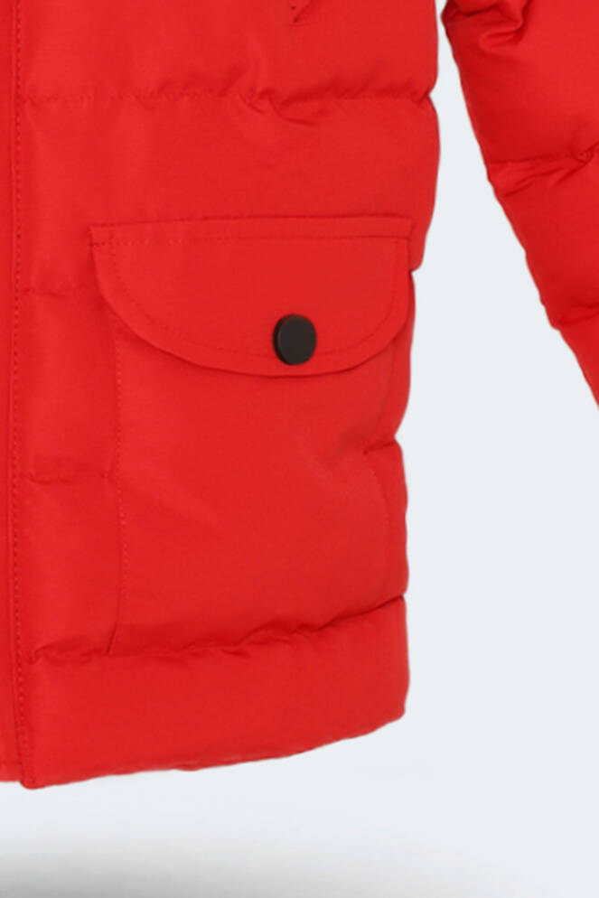 Slazenger NAPOLI Unisex Çocuk Palto & Ceket Kırmızı