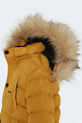 Slazenger NAPOLI Unisex Çocuk Palto & Ceket Sarı - Thumbnail