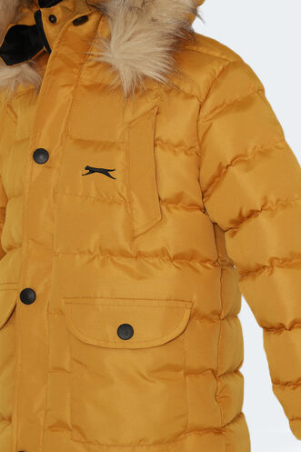 Slazenger NAPOLI Unisex Çocuk Palto & Ceket Sarı - Thumbnail