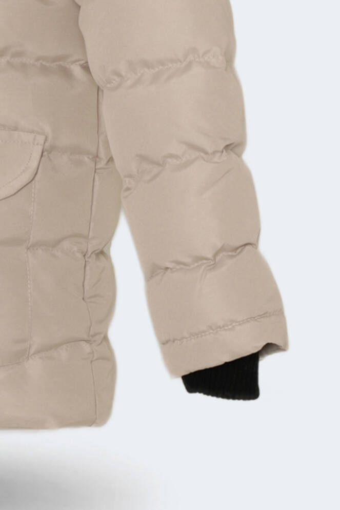 Slazenger NAPOLI Unisex Çocuk Palto & Ceket Taş Gri