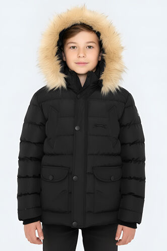 Slazenger - Slazenger NAPOLI Unisex Kids Coat & Jacket Black