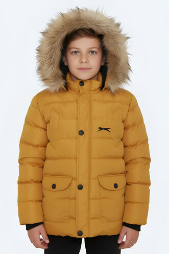 Slazenger - Slazenger NAPOLI Unisex Kids Coat & Jacket Mustard