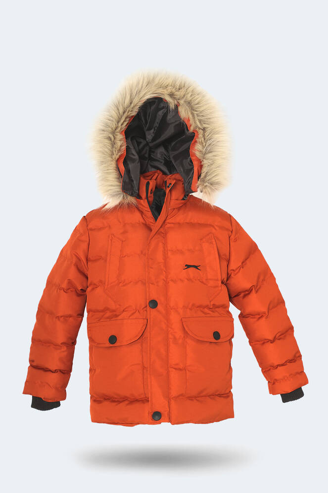 Slazenger NAPOLI Unisex Kids Coat & Jacket Terracotta Slazenger NAPOLI Unisex Kids Coat & Jacket Terracotta