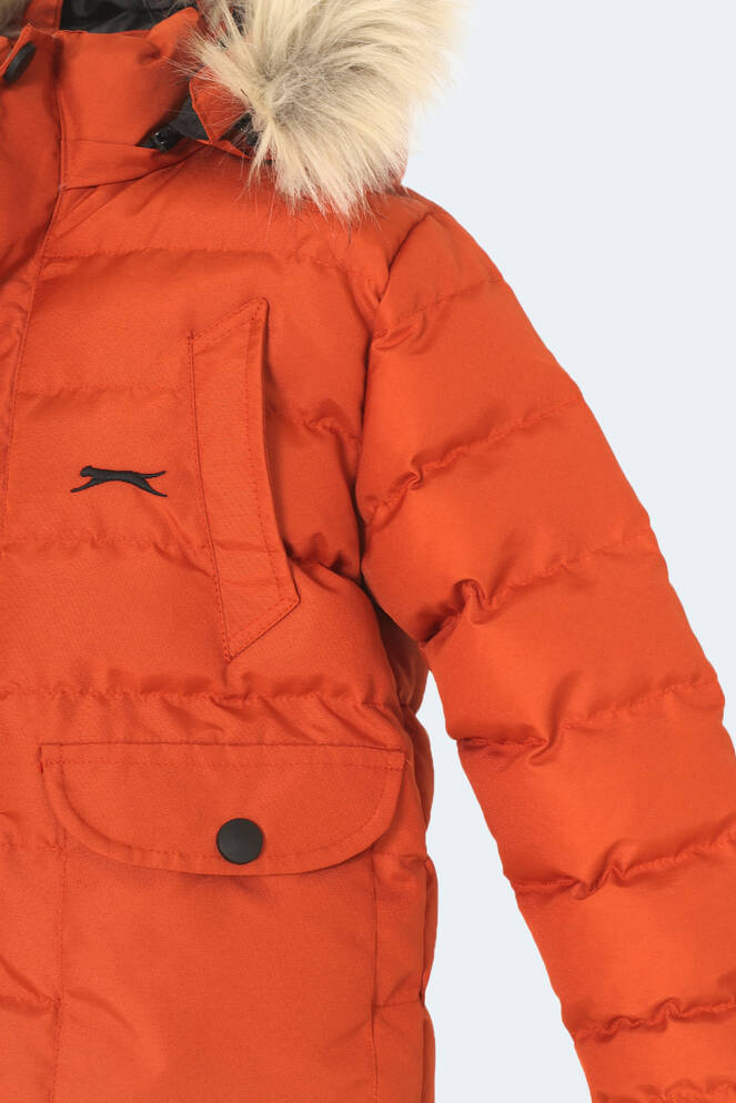 Slazenger NAPOLI Unisex Kids Coat & Jacket Terracotta Slazenger NAPOLI Unisex Kids Coat & Jacket Terracotta