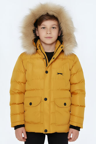 Slazenger - Slazenger NAPOLI Unisex Kids Coat & Jacket Yellow