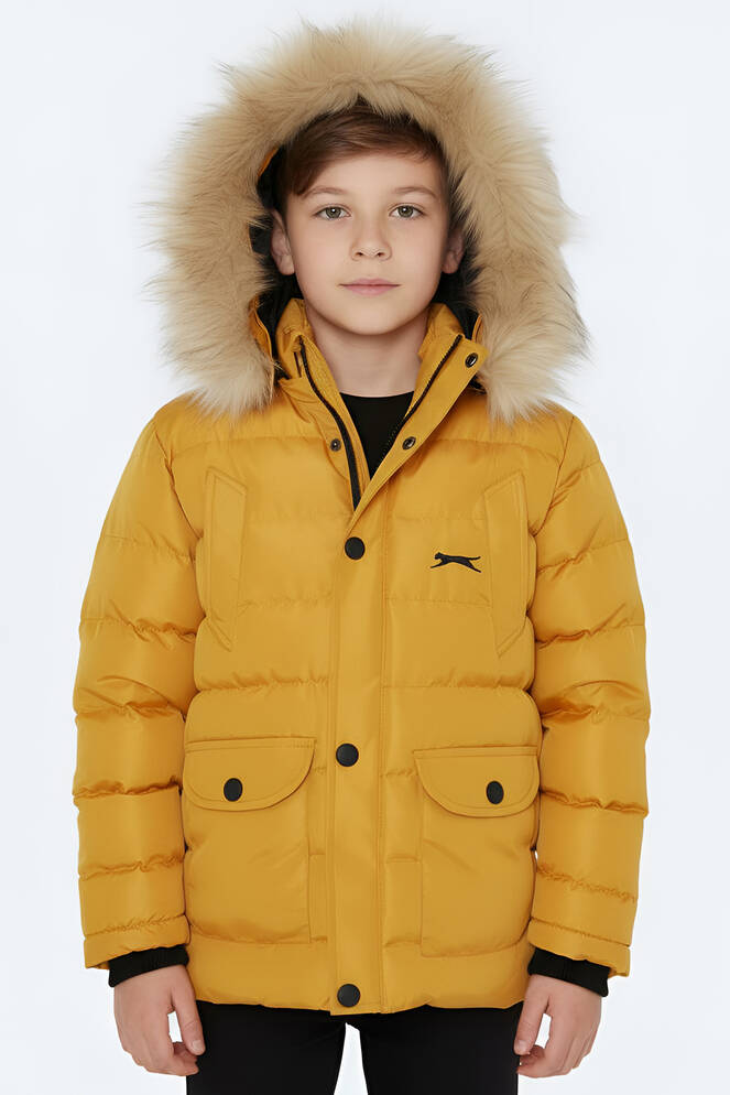 Slazenger NAPOLI Unisex Kids Coat & Jacket Yellow