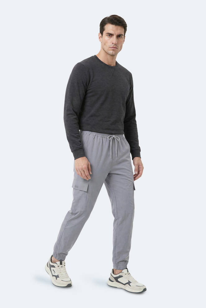 Slazenger NAPOLLA IN Erkek Cepli Gri Eşofman Altı