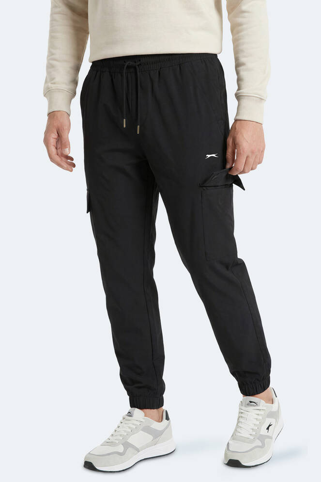 Slazenger NAPOLLA IN Erkek Cepli Siyah Eşofman Altı